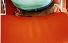 Kit's Aby finding a spot on her chair